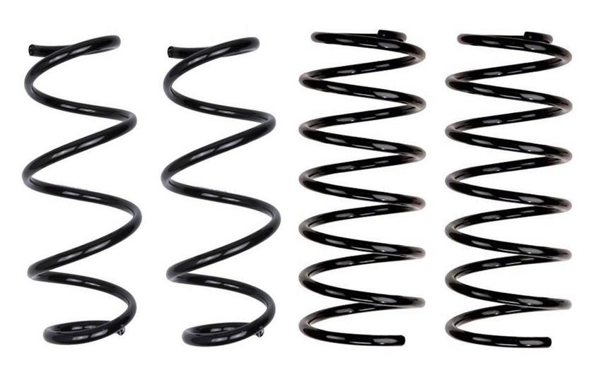 BMW Coil Spring Set - Front and Rear (Standard Suspension) (B3 OE Replacement) 33531095736 - Bilstein 3807704KIT